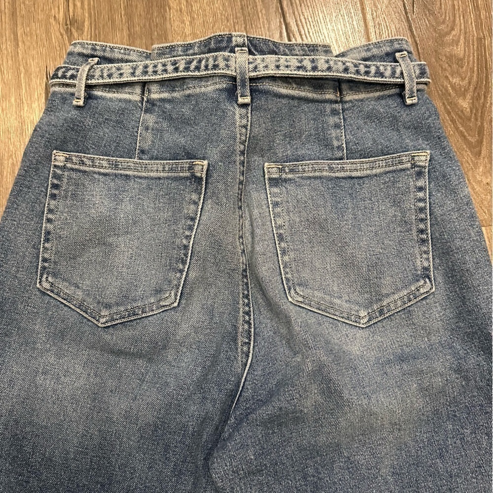 Hollister Junior's Jeans Size 5R 27 Ultra High-Rise Mom Tapered Leg Paper Bag - Picture 11 of 11
